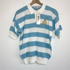 Western Connection Vintage Women’s L Deadstock Anchor Embroidered Sweater NWT